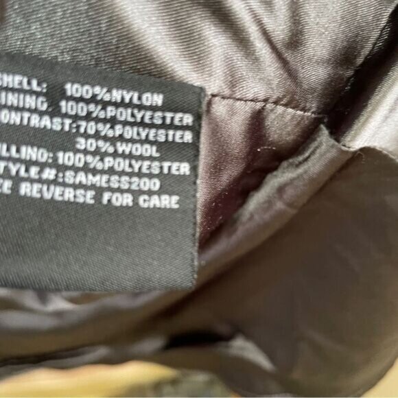 BE BY BLANC NOIR PEPLUM PUFFER IN GRAY - Picture 7 of 7